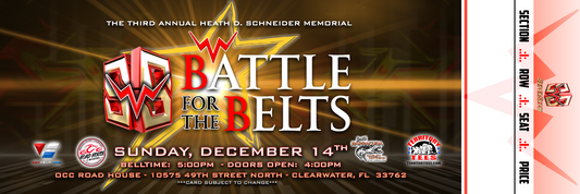 WWN SUPERSHOW:  BATTLE OF THE BELTS 2025 TICKET